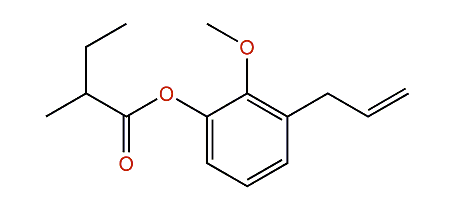 3-Allyl-2-methoxyphenyl 2-methylbutanoate